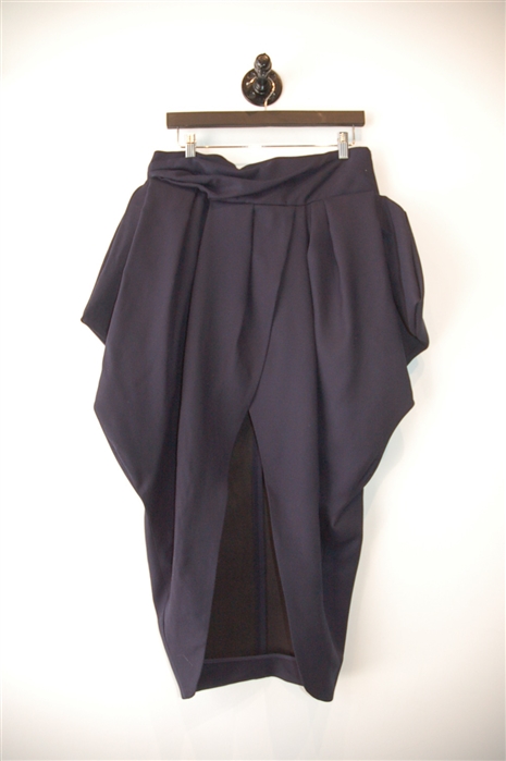 Navy Jacquemus Midi Skirt, size 6