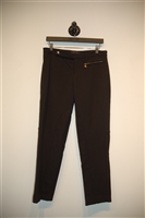 Basic Black Pink Tartan Trousers, size 8
