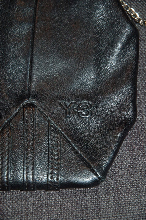 Black Leather Y-3 - Yohji Yamamoto Cross-Body, size XS