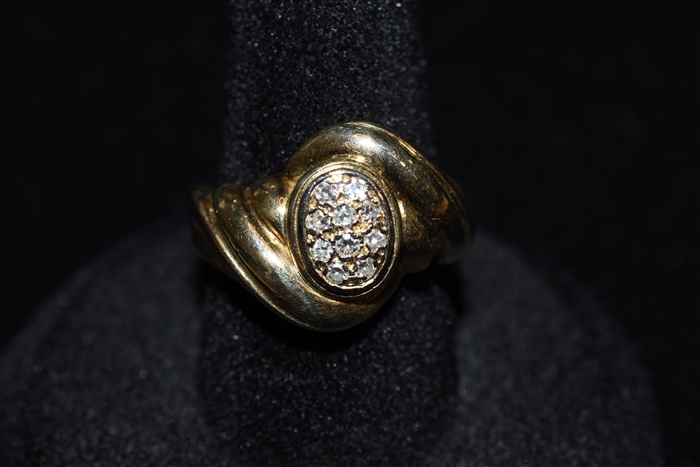 14K Gold No Label Ring, size O/S