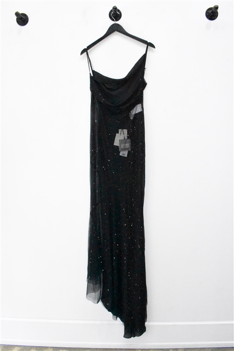 Sparkly Black Philosophy Di Lorenzo Serafini Gown, size S