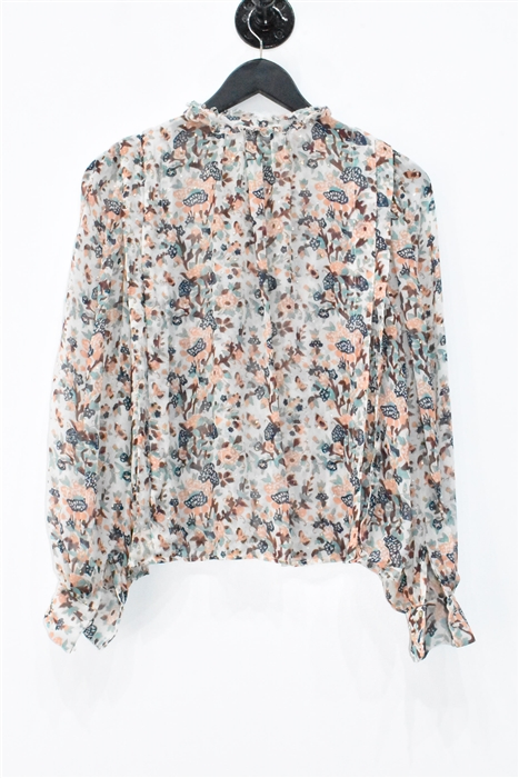 Floral Ulla Johnson Silk Blouse, size 4