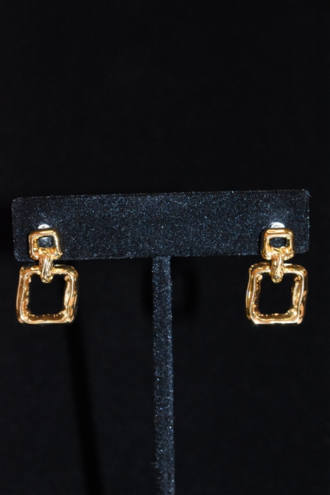 Gold Nina Ricci - Vintage Earrings, size O/S