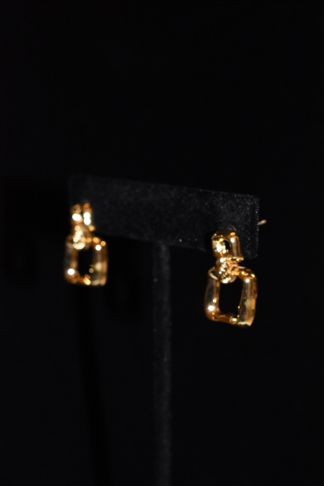 Gold Nina Ricci - Vintage Earrings, size O/S
