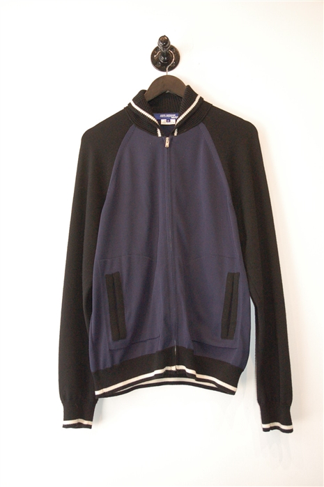 Blue & Black Junya Watanabe Zippered Sweater, size M