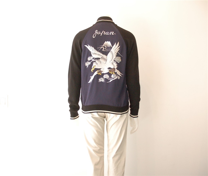 Blue & Black Junya Watanabe Zippered Sweater, size M