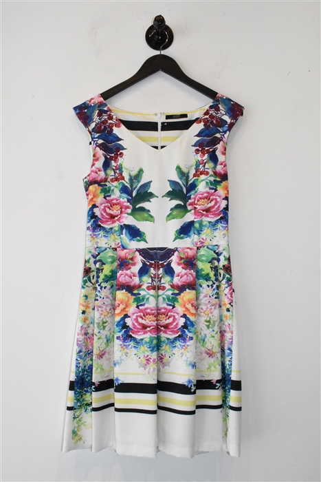 Floral Seventy A-Line Dress, size 8
