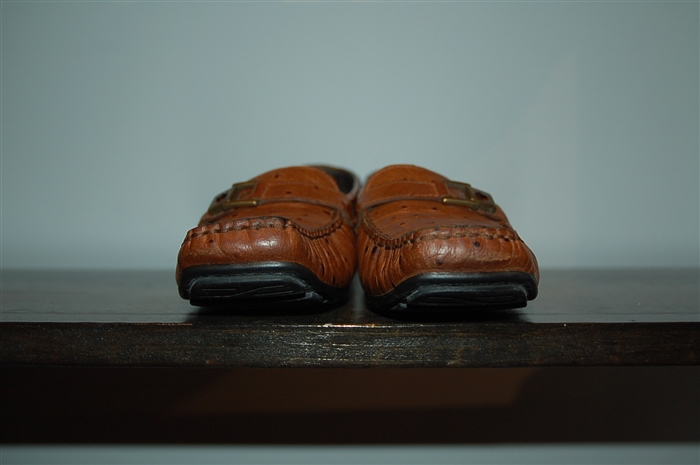 Dark Walnut Stuart Weitzman Loafer, size 8.5