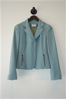 Powder Teal Akris - Punto Jacket, size 6