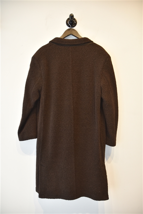 Espresso Emporio Armani Coat, size 12