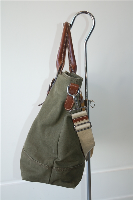 Military Green Prada Tote, size L