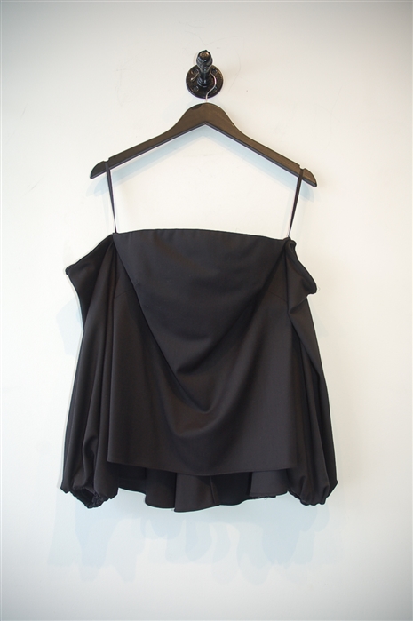 Basic Black Milly Off-Shoulder Top, size 8