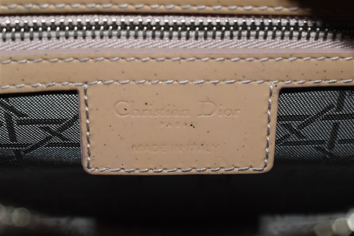 Black Patent Dior Handbag, size M