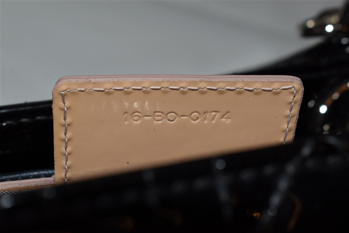 Black Patent Dior Handbag, size M