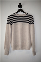 Oatmeal Autumn Cashmere Cashmere Sweater, size XS