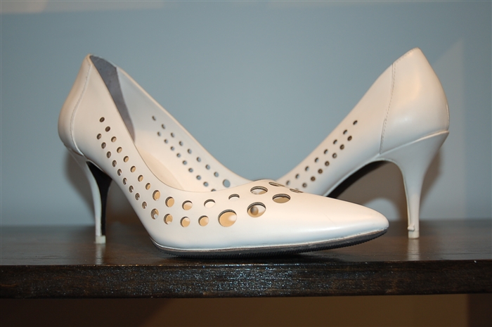 Chalky White Alexander Wang Pumps, size 8