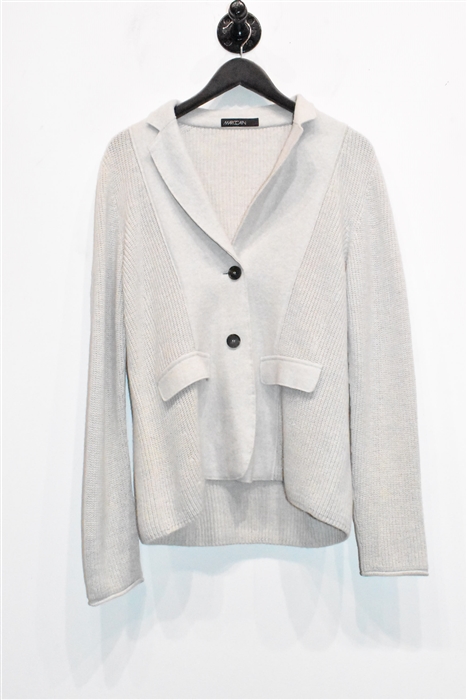 Heather Gray Marc Cain Cardigan, size L
