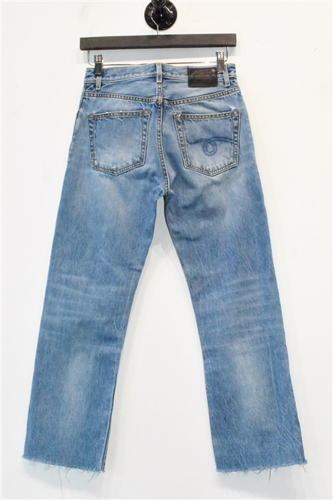 Light Denim R13 Straight Leg Jean, size 26