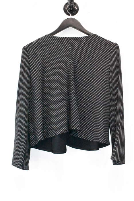 Black Stripe Armani Collezioni Jacket, size 6