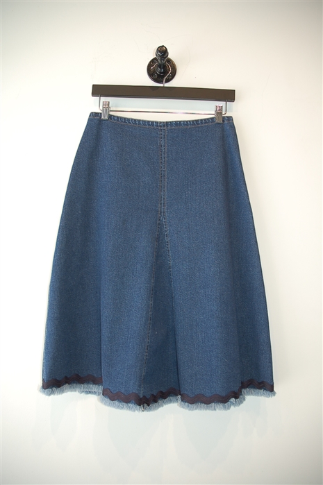 Denim Blue See by Chloe Denim Skirt, size 6