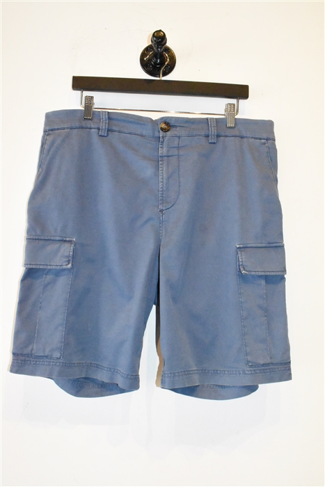 Cornflower Blue Brunello Cucinelli Shorts, size 36