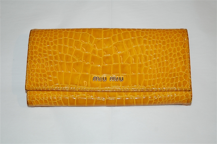 Marigold Miu Miu Long Wallet, size O/S