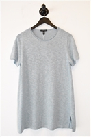Powder Slate Eileen Fisher Short-Sleeved Top, size S