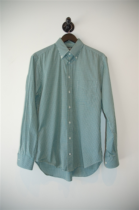 Gingham Gitman Bros. Vintage Button Shirt, size M