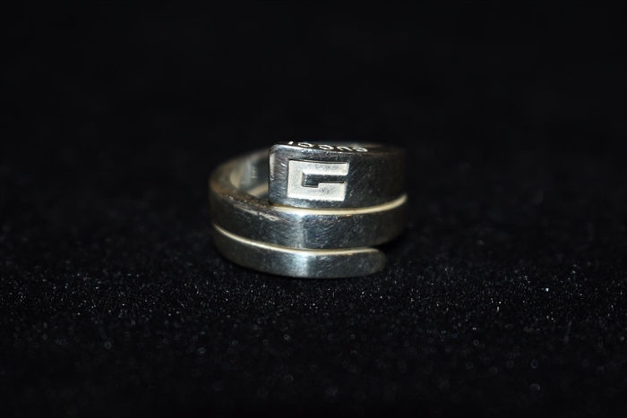 Sterling Silver Gucci Ring, size O/S