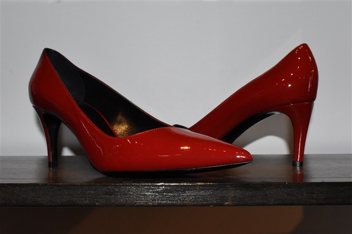 Red Patent Giorgio Armani Pumps, size 9