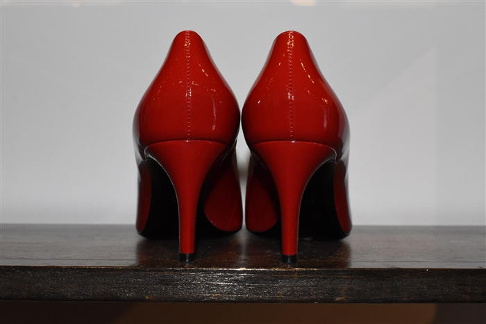 Red Patent Giorgio Armani Pumps, size 9