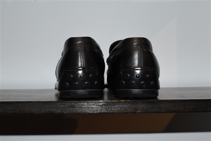 Black Leather Tod's Loafer, size 9.5