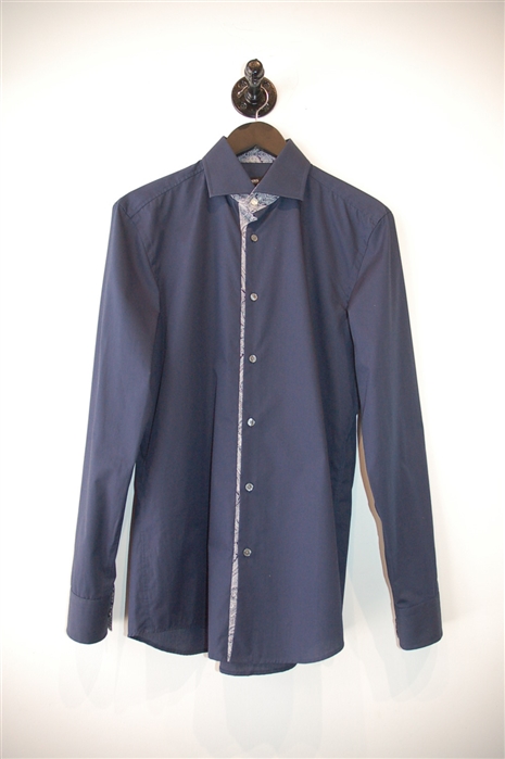 Navy Hugo Boss - Boss Button Shirt, size S