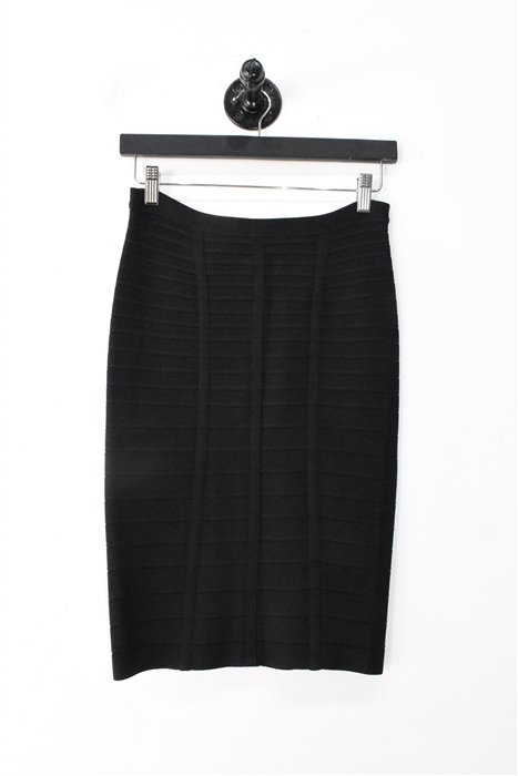 Basic Black Herve Leger Pencil Skirt, size S
