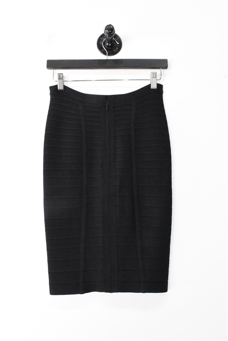 Basic Black Herve Leger Pencil Skirt, size S
