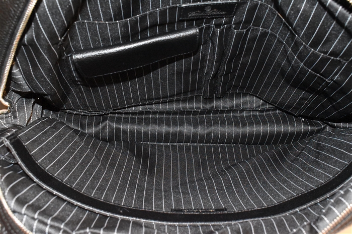Black Leather Black Fleece - Brooks Brothers Briefcase, size L