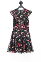 Floral Monique Lhuillier A-Line Dress, size 6