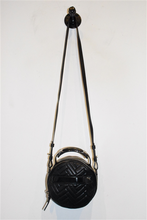 Black Leather Mackage Shoulder Bag, size S