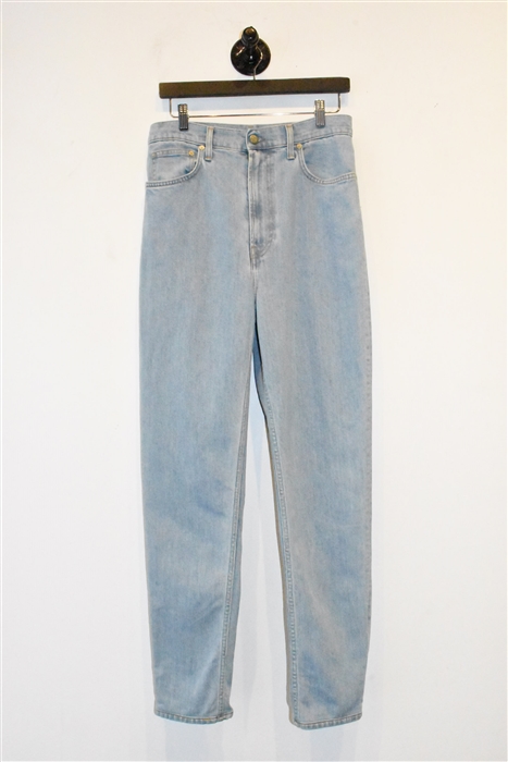 Light Denim Helmut Lang Slim-leg Jean, size 30