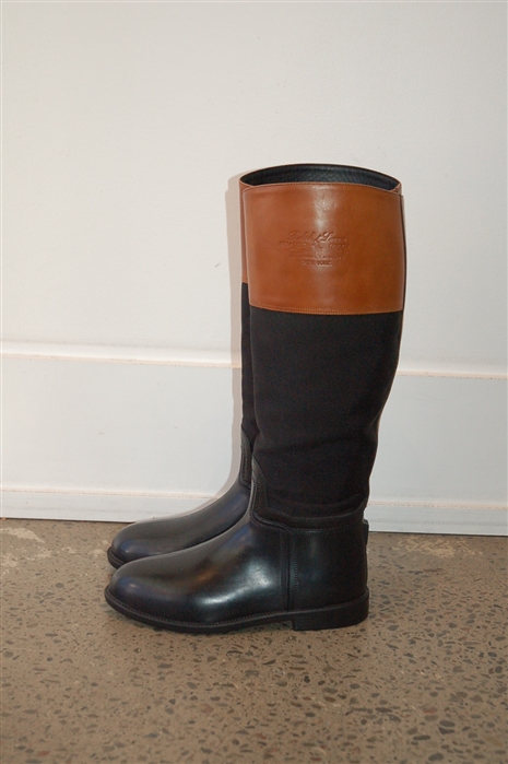Black & Brown Ralph Lauren - Purple Label Rubber Boots, size 5.5
