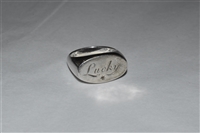 Sterling Silver No Label Ring, size O/S