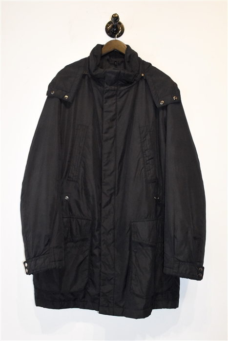 Basic Black Hugo Boss - Boss Coat, size L