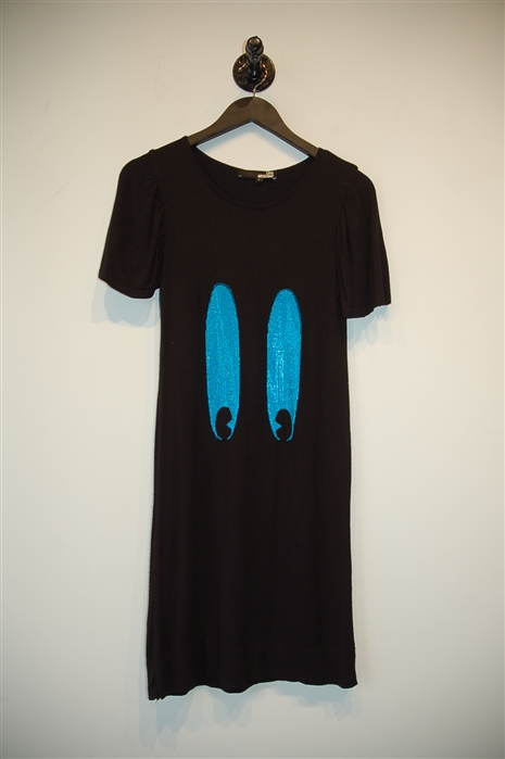 Black Moschino - Love Sweater Dress, size S