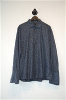 Slate Blue Duchamp Button Shirt, size XL