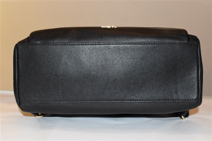 Black Leather Tumi Backpack, size L