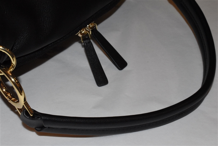 Black Leather Tumi Backpack, size L