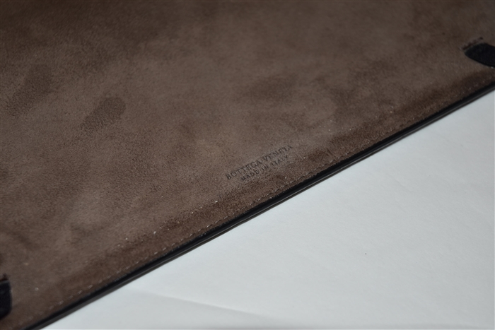 Black Leather Bottega Veneta Case, size O/S