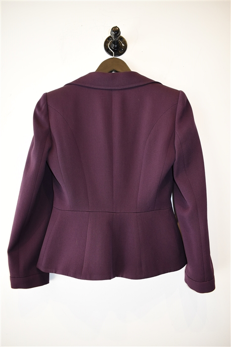 Aubergine Armani Collezioni Blazer, size 4
