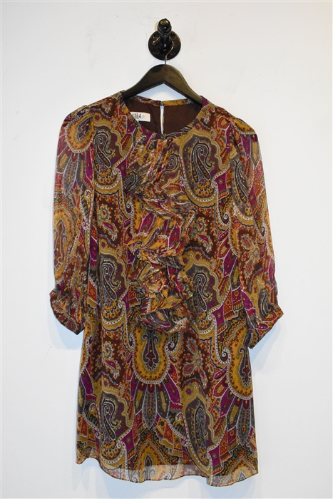 Paisley Tibi Shift Dress, size 4