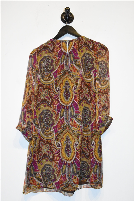 Paisley Tibi Shift Dress, size 4